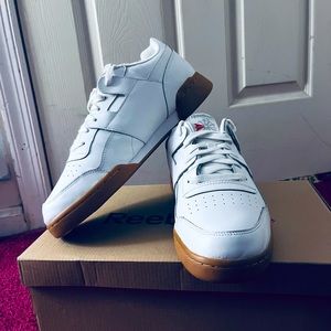 OG REEBOK MENS TRAINERS PURE WHITE